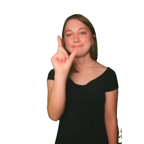 ASL handshape for letter L
