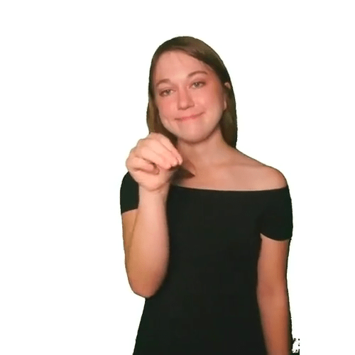 ASL handshape for letter M
