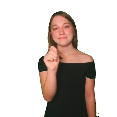 ASL handshape for letter T